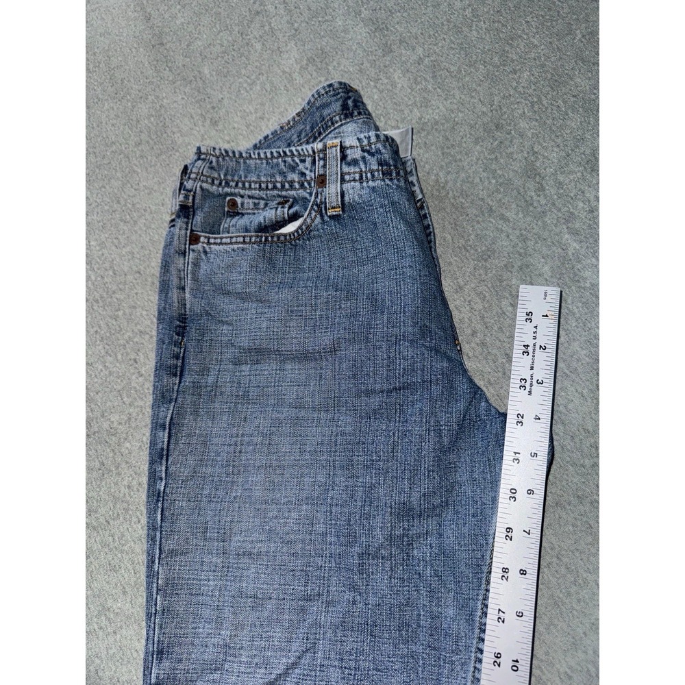 Lucky Brand Dungarees by Gene Montesano Denim Wonder Jean Vintage USA Size 34 - Picture 10 of 11